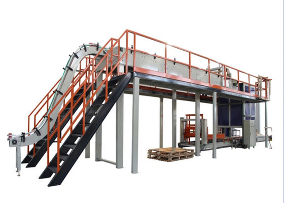 ใบรับรอง CE 2400mm 220V เครื่อง Palletizer อัตโนมัติ