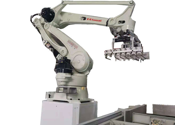 รั้วความปลอดภัย Kawasaki Robotic Arm Palletizer สำหรับสุรา