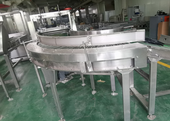 SEW Motor 0.75 - 1.5 KW Curve Conveyor สำหรับ Robot Carbon Steel / Stainless Steel
