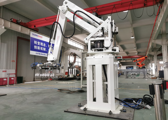 หุ่นยนต์ AC Servo Motor จัดเรียงสินค้าบนพาเลทในอุตสาหกรรมเคมี