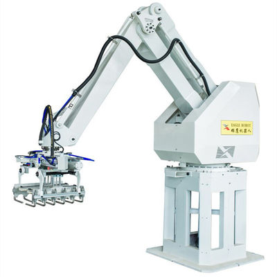 6 แกน 210kgs Robotic Palletizing System AC Servo Motor Drive
