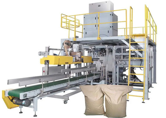 อุตสาหกรรมเคมี 14kw Bulk Bag 50Kg Multi Function Packaging Machine