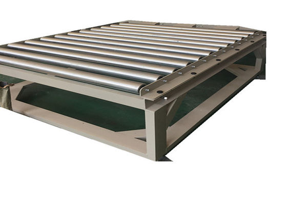 อุตสาหกรรมเครื่องดื่ม 380V 0.75KW Gravity Feed Roller Conveyor