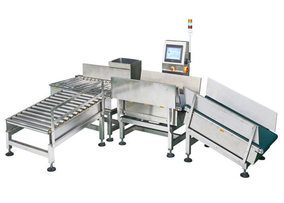 เครื่องตรวจสอบน้ำหนัก IP30 220V ในอุตสาหกรรมแปรรูปอาหาร