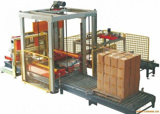 เครื่อง Palletizer ระดับสูงอัตโนมัติ 2400 มม. ในอุตสาหกรรมยา