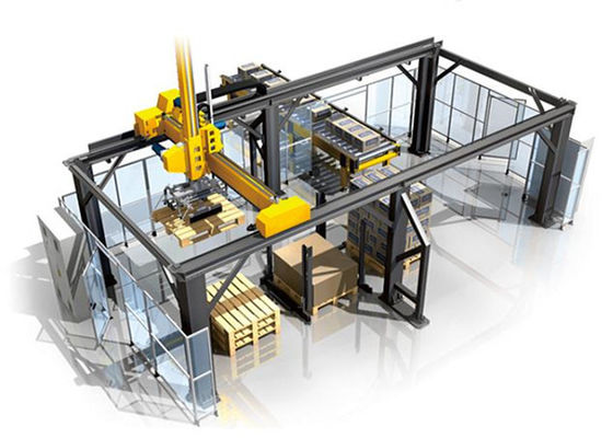 2400mm 1200bags / Hour Bag Palletizer Machine สำหรับถุงวาล์วหนัก