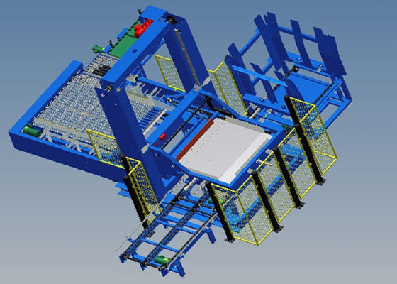 อุตสาหกรรมอาหาร 2000mm 600bags / hour Can Palletizer Machine