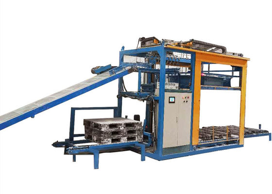 1300mm 800bags / hour ระดับต่ำ Palletizer ในโรงงานบรรจุถุง
