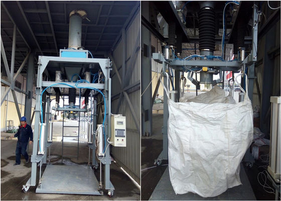 นิวเมติก SS 0.8MPa 2000 กก. เครื่องบรรจุถุงจัมโบ้