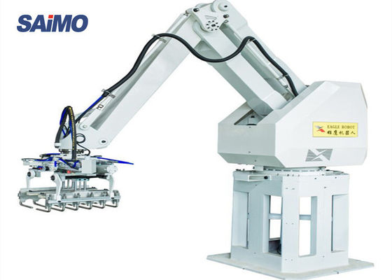 1500times / H Stacking 4 Axes PLC 50kg Bag Palletizer Robot