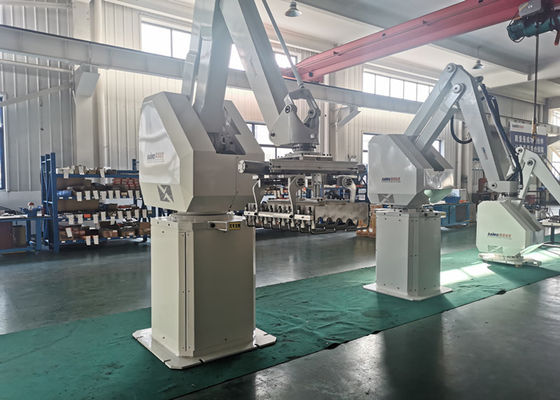1500times / H Stacking 4 Axes PLC 50kg Bag Palletizer Robot